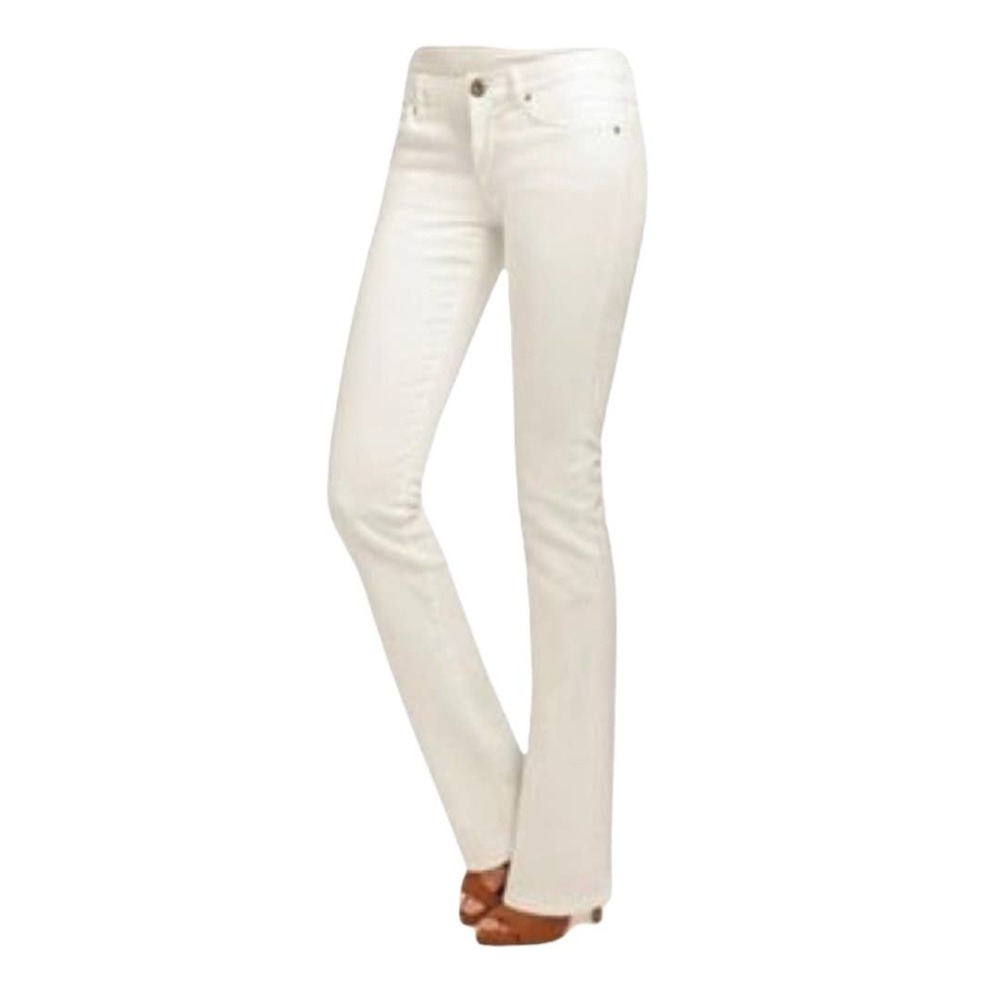 Cabi Bootcut Flare Denim Jeans White
